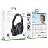 ACEFAST H10 Wireless Bluetooth 5.4 Over Ear Headphone Low Latency Gaming Earbuds with 40MM Speaker Foldable Music Sports Headphones - Black